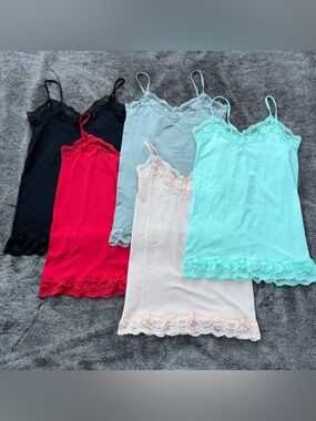 BONGO Teal Blue Scoop Neck Tank Top